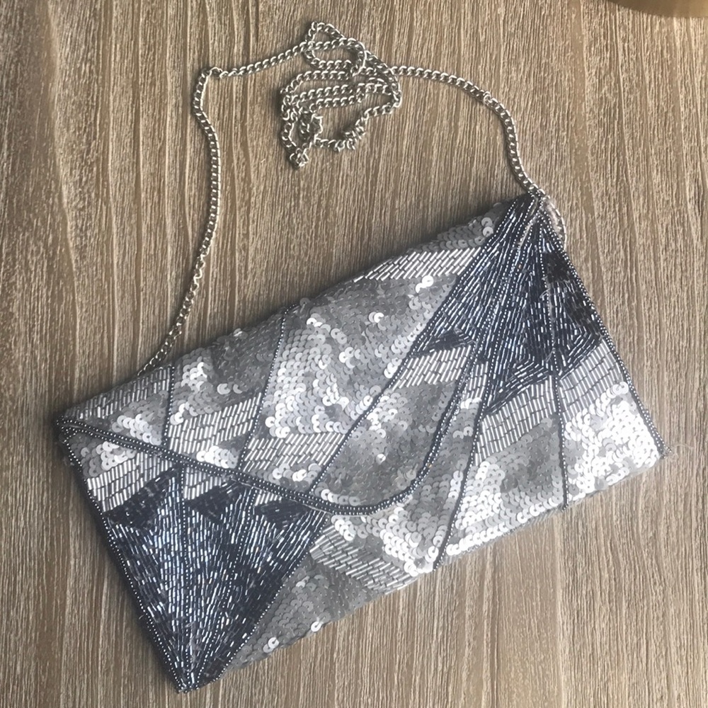 Statement Maker Sequin Clutch/Crossbody - image 1
